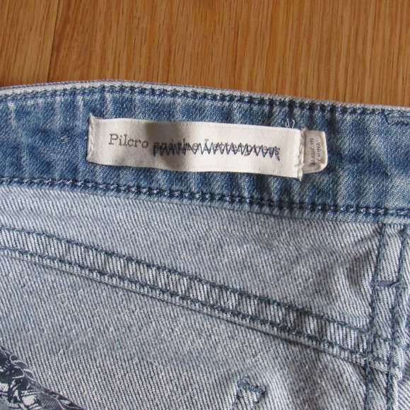 Pilcro High Rise Flare Jean Size 26 Light Wash - Picture 6 of 9